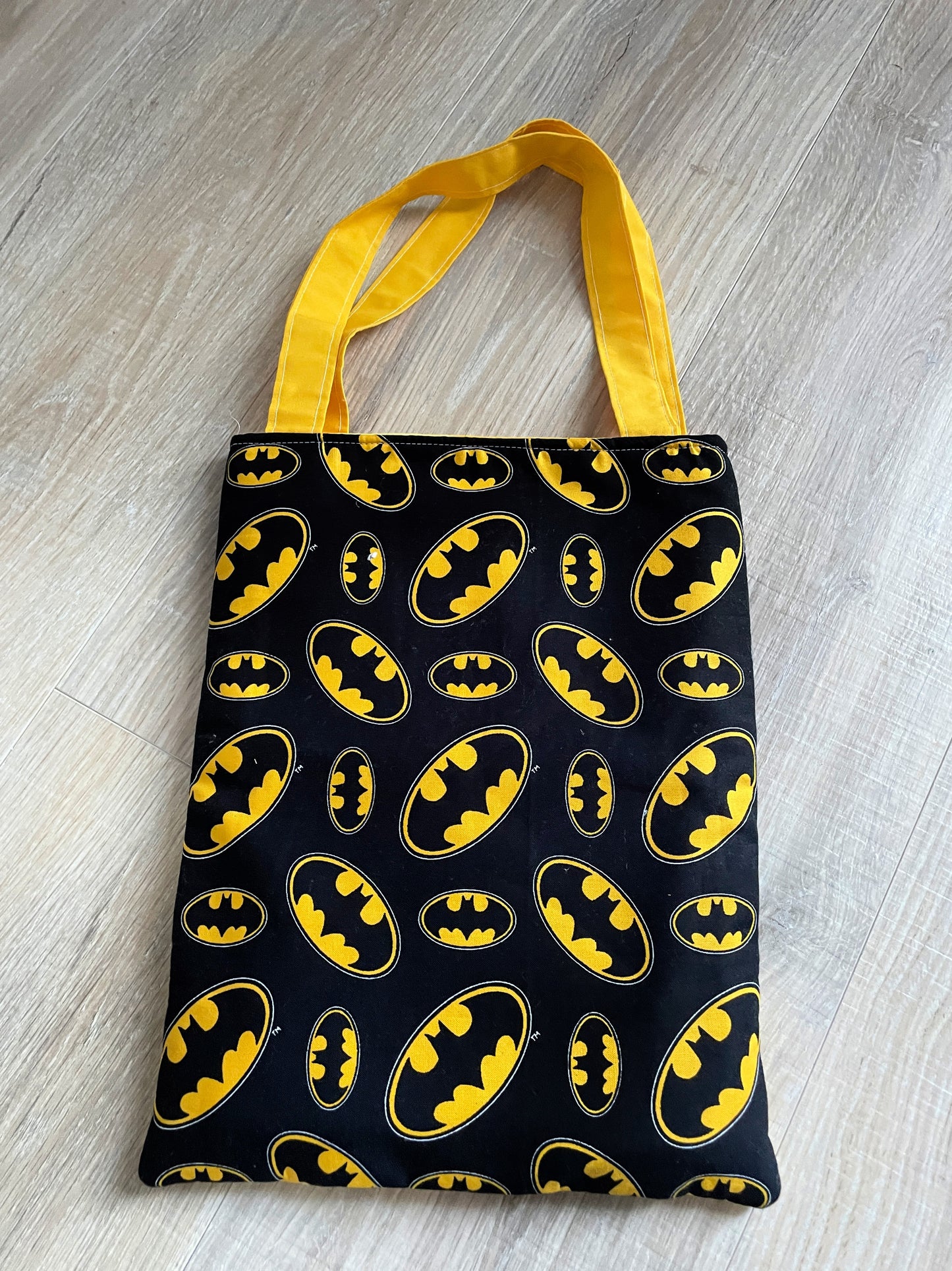 Kids Activity Tote Bag with Crayons, Colorful Superhero