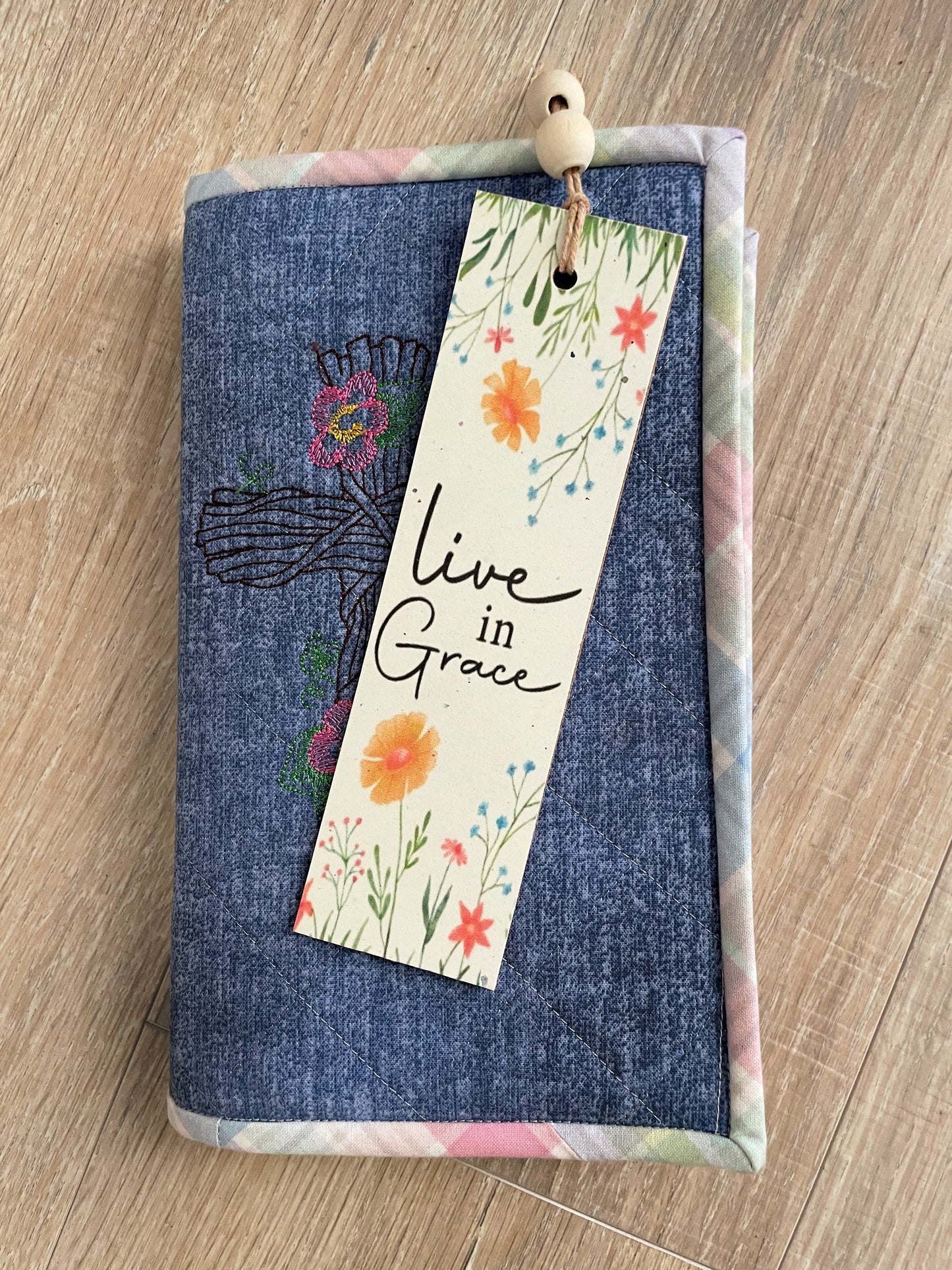 Floral Bible Verse Bookmarks, Set of 4 with Beaded Tassel, Bundle 3