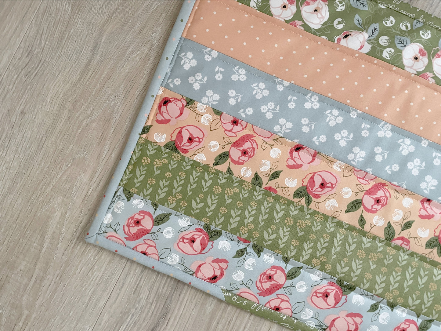 Handmade Casserole Hot Pad, Quilted Floral Kitchen Decor, Oversized Kitchen Potholder, Shabby Chic Table Topper