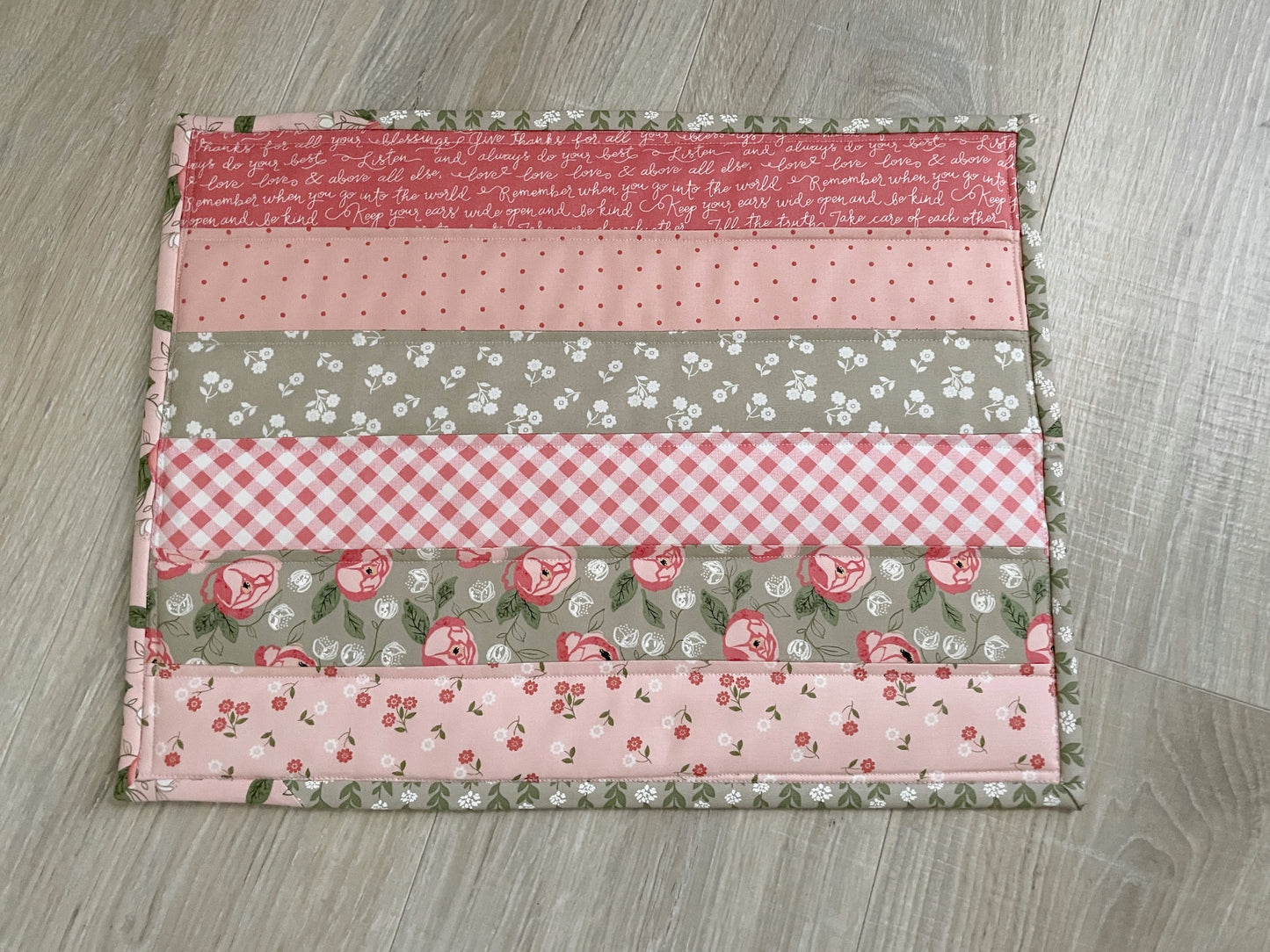 Handmade Casserole Hot Pad, Quilted Floral Kitchen Decor, Oversized Kitchen Potholder, Shabby Chic Table Topper