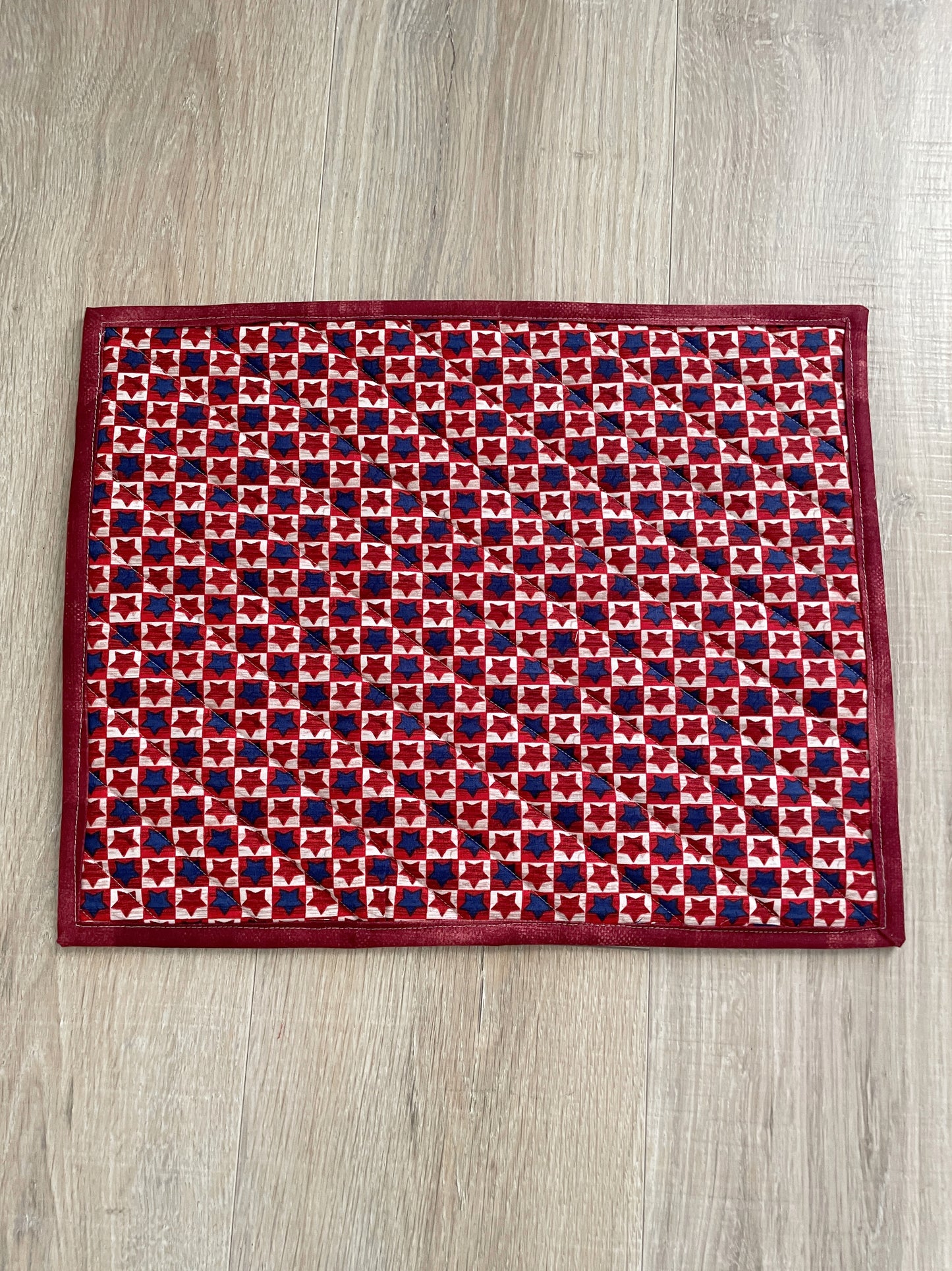 Quilted Large Casserole Hot Pad, Patriotic Kitchen Decor