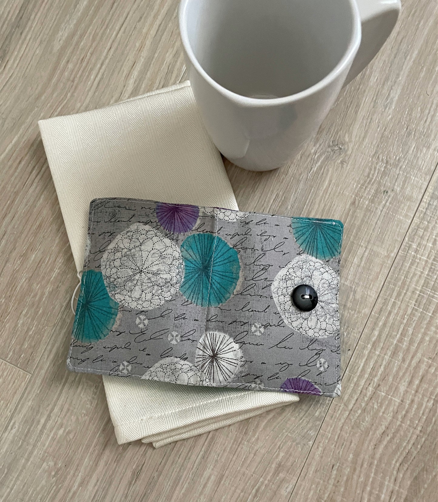 Tea Wallet, Tea Bag Holder Handmade