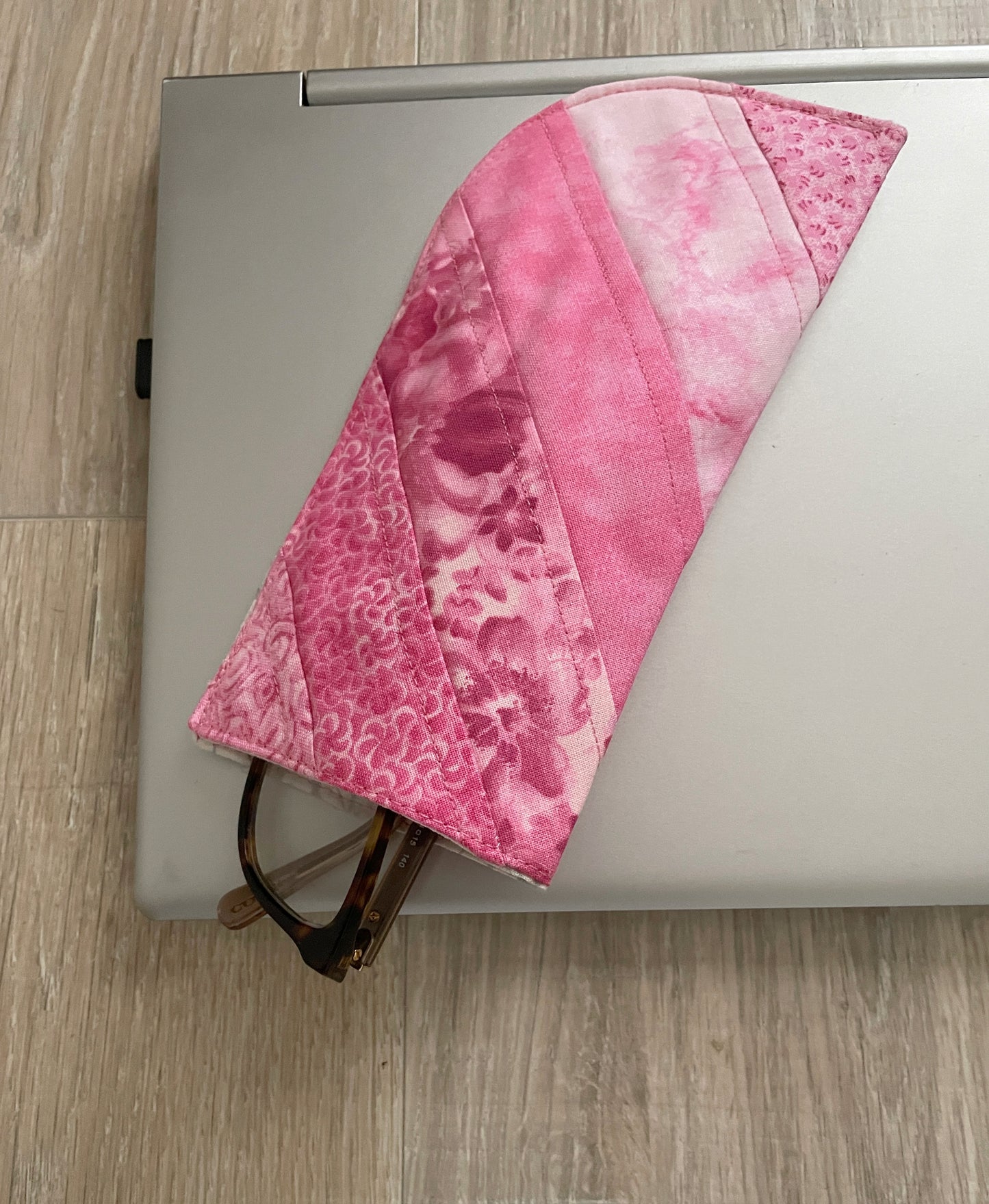 Handmade Quilted Eyeglass Holder - Soft Fabric Sunglass Pouch