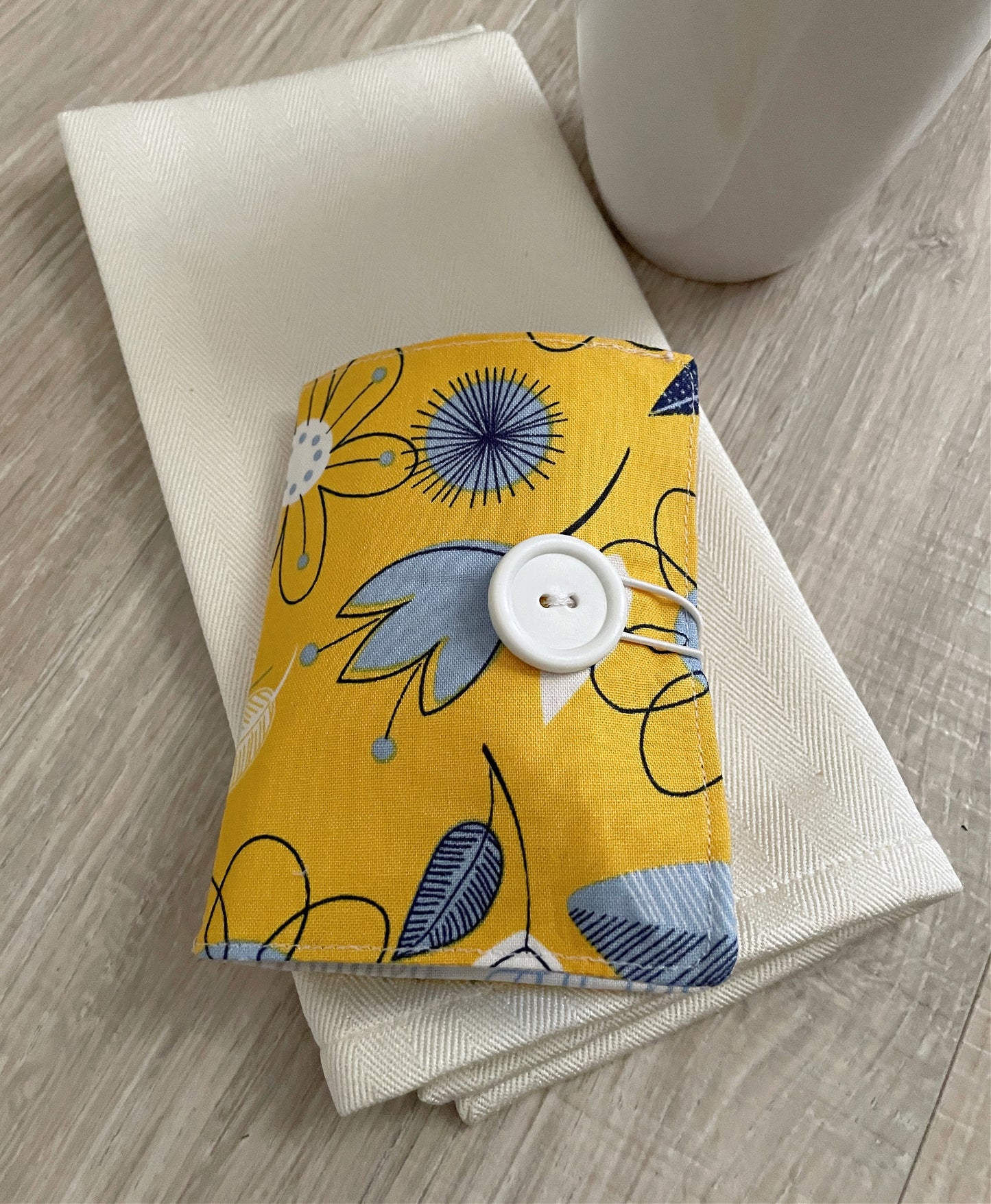 Tea Wallet, Tea Bag Holder Handmade