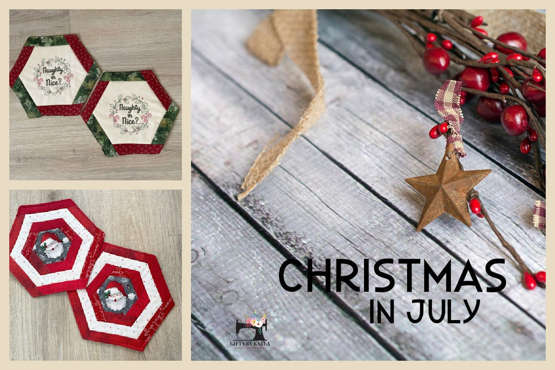 Christmas Mug Rugs to Brighten Your Home