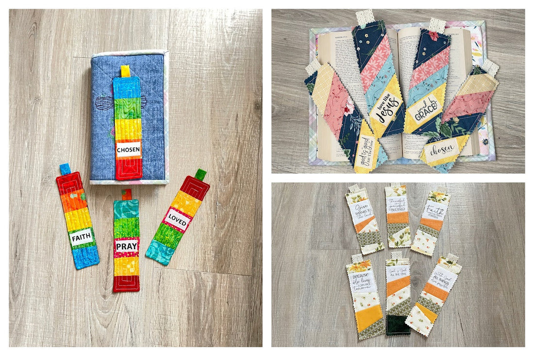 New in the Shop: Three Beautiful Sets of Quilted Scripture Bookmarks