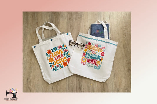 New in the Shop: Faith‑Inspired Canvas Tote Bags