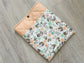 Quilted Book & E‑Reader Sleeve with Pocket – Handmade Protective Cover