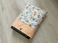 Quilted Book & E‑Reader Sleeve with Pocket – Handmade Protective Cover