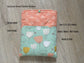 Modern Quilted Book & E‑Reader Sleeve – Large 8.5x10.5 Cover with Pocket