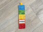 Bright & Bold Quilted Scripture Bookmarks – Set of 4 Handmade Pieces