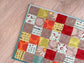 Handmade Casserole Hot Pad, Quilted Summer Kitchen Decor, Oversized Kitchen Potholder,