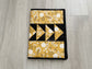Composition Notebook Cover, Quilted Handmade Fabric Journal, Wildflowers
