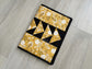 Composition Notebook Cover, Quilted Handmade Fabric Journal, Wildflowers