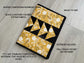 Composition Notebook Cover, Quilted Handmade Fabric Journal, Wildflowers
