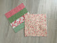 Quilted Cotton Dishcloths – Patchwork & Rose Set