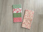 Quilted Cotton Dishcloths – Patchwork & Rose Set