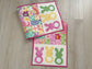 Quilted Table Runner, Easter Bunny Spring Home Decor