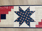 Red White Blue Quilted Table Runner