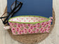 Small Quilted Zipper Pouch / Pencil Pouch / Sunglass Case
