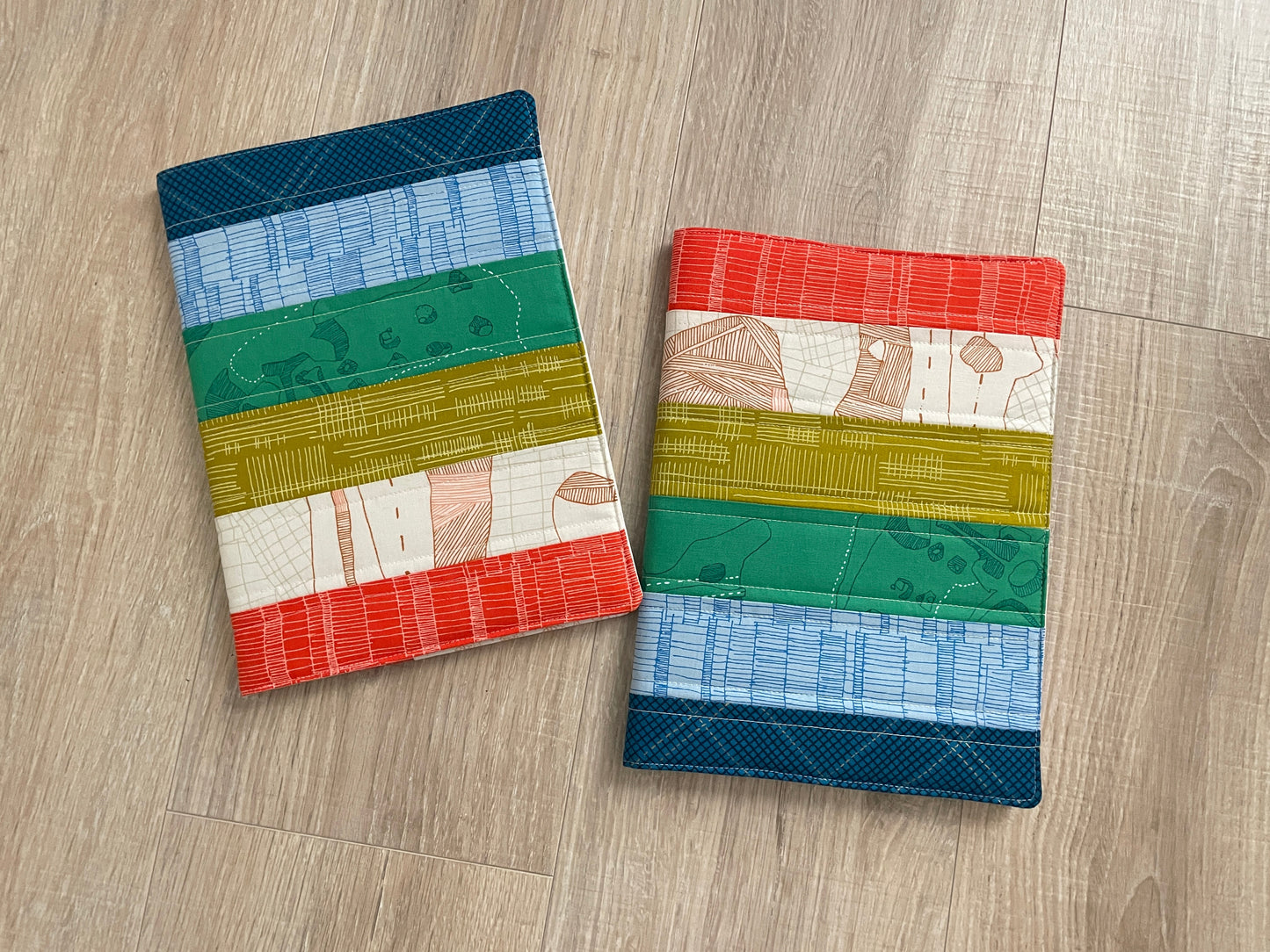 Bright Modern Patchwork Composition Notebook Cover