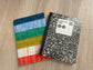 Bright Modern Patchwork Composition Notebook Cover