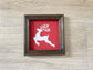 Wood Framed Christmas Signs | Rustic Farmhouse Holiday Wall Decor