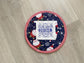 Quilted Christmas Potholders: Funny Santa Holiday Hot Pads - Set of 2