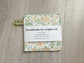 Green floral handmade fabric jar gripper set of three with non-slip backing and ribbon loops for opening stubborn jar lids