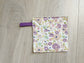 Purple Floral Fabric Jar Grippers Set of 3