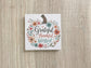 Fall Wood Magnets Set of 4 - 3x3 Fridge Magnets
