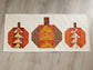 Quilted Fall Pumpkin Table Runner
