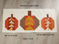 Quilted Fall Pumpkin Table Runner