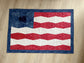 Wall Hanging Quilt or Table Topper, Patriotic Wall Quilt Décor, 28 x 28 Inches