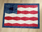 Wall Hanging Quilt or Table Topper, Patriotic Wall Quilt Décor, 28 x 28 Inches