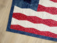 Wall Hanging Quilt or Table Topper, Patriotic Wall Quilt Décor, 28 x 28 Inches