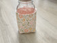 Insulated Mason Jar Cozy/Sleeve, Handmade Drink Accessory