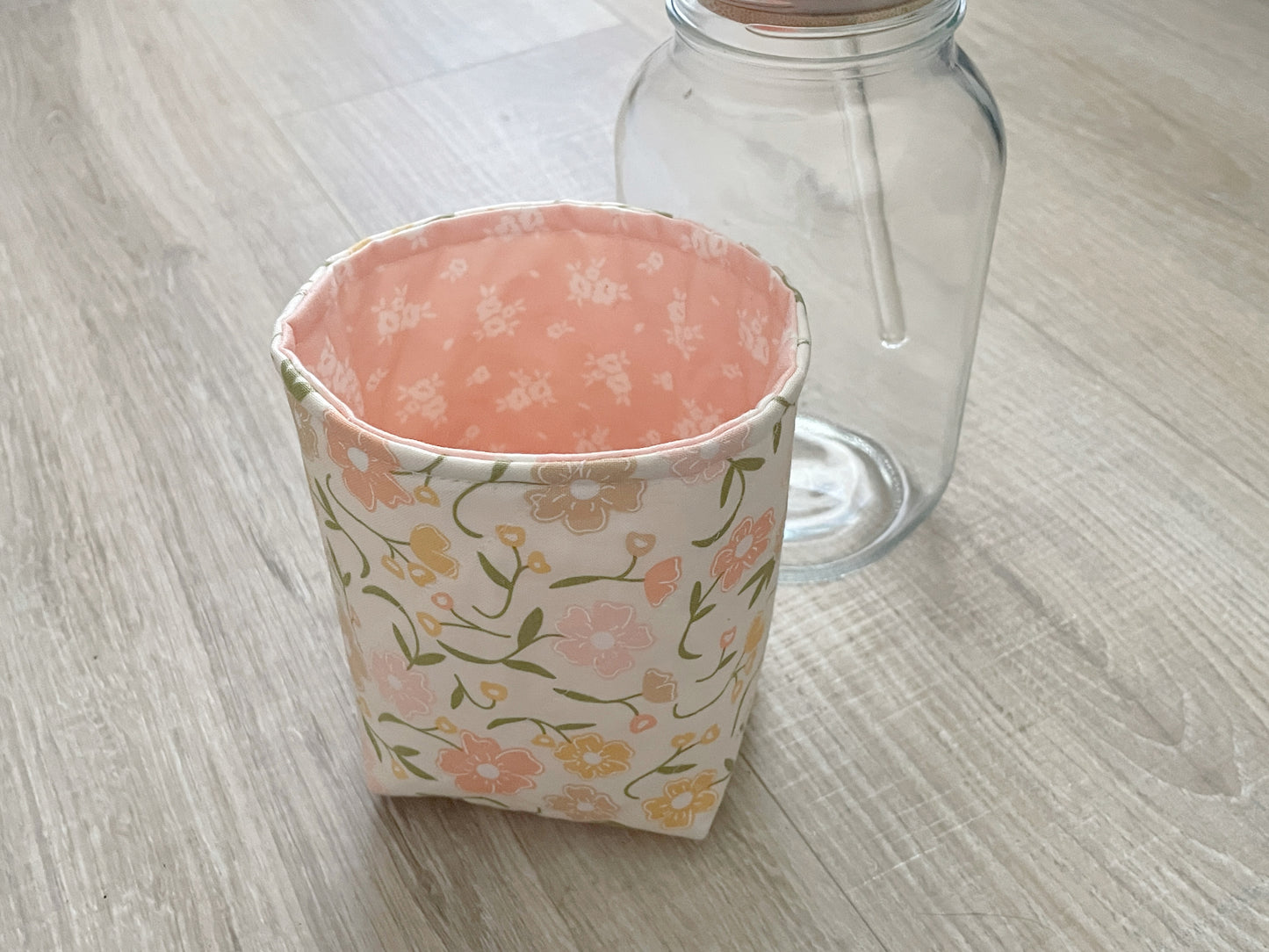 Insulated Mason Jar Cozy/Sleeve, Handmade Drink Accessory