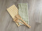 Dish Drying Mat, Set of 2 Vintage Kitchen Towels, Spring Decor
