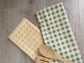 Dish Drying Mat, Set of 2 Vintage Kitchen Towels, Spring Decor