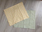 Dish Drying Mat, Set of 2 Vintage Kitchen Towels, Spring Decor