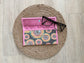 Pink & Yellow Retro Circles Eyeglass Case
