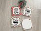 Framed Christmas Coaster Set – Faith‑Inspired Holiday Table Décor