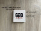 Christian Mini Wood Sign, Faith-Based Shelf or Tier Tray Decor