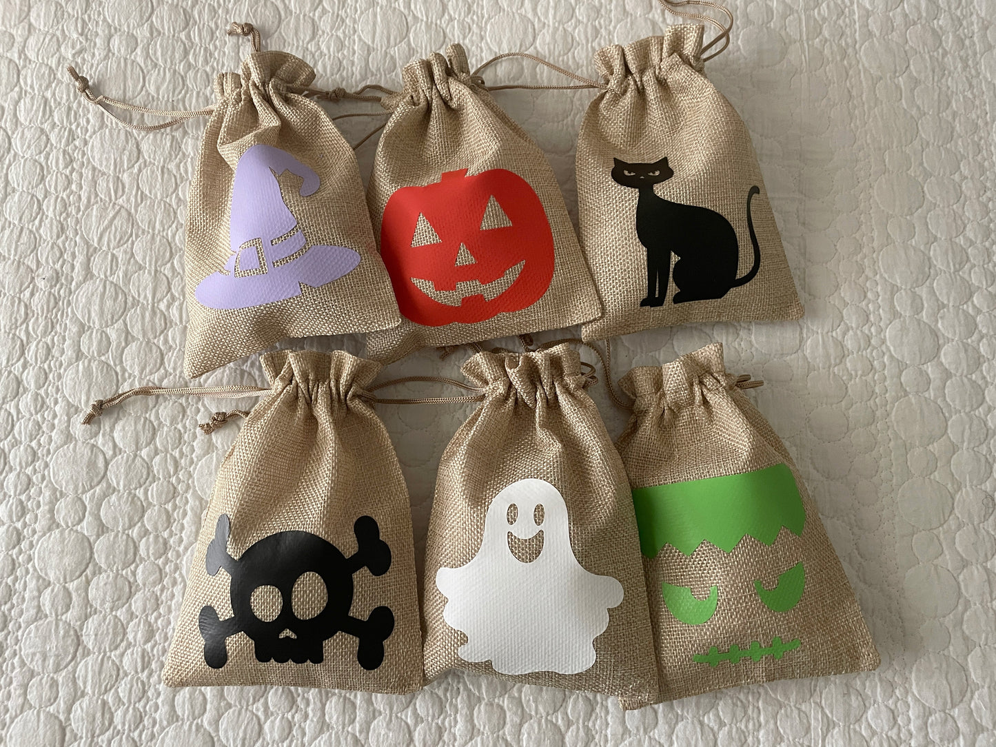 Halloween Treat Bags, Personalized Halloween Party Favors
