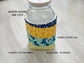 Insulated Mason Jar Cozy/Sleeve, Handmade Drink Accessory