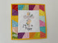 Handmade Easter Mini Quilt - He Is Risen Christian Wall Art