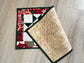 Christmas Table Runner – Quilted Centerpiece, Small Farmhouse Holiday Table Decor