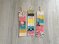 Handmade Quilted Bookmarks, Set of 3 Scrappy Bookmark Gift for Book Lovers