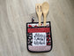 Set of 2 Quilted Christmas Potholders with Gift Pocket, Holiday Kitchen Gift